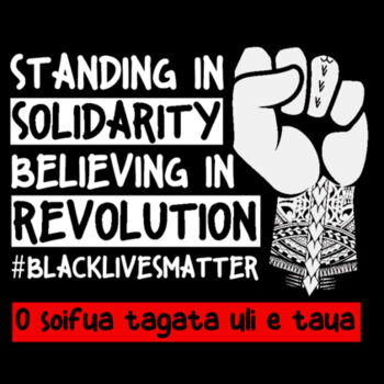 BLM Samoa - Mens Block T shirt Design