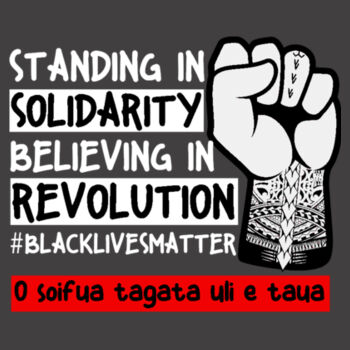 BLM Samoa - Mens Faded Tee Design