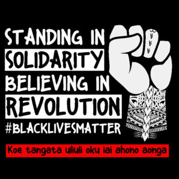 BLM Tonga - Mens Staple Organic Tee Design
