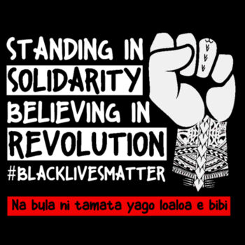 BLM Fiji - Womens Stencil Hood Design