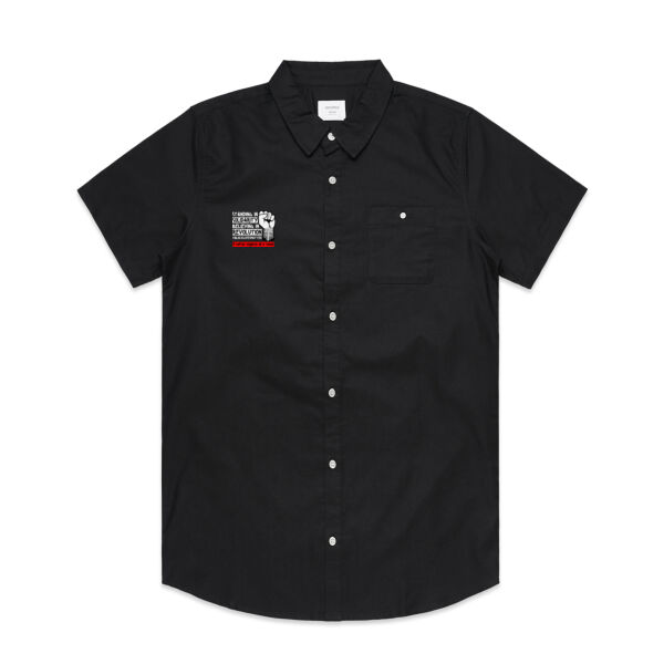 BLM Samoa - Mens Oxford Short Sleeve Shirt Thumbnail