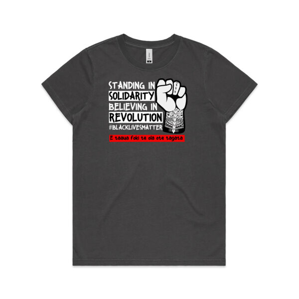 BLM Tuvalu - Womens Faded Tee Thumbnail