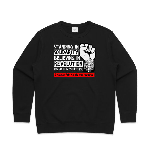 BLM Tuvalu - Womens Premium Crew Thumbnail