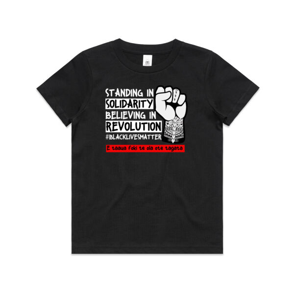 BLM Tuvalu - Kids Youth T shirt Thumbnail